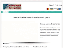 Tablet Screenshot of florida-pavers.com